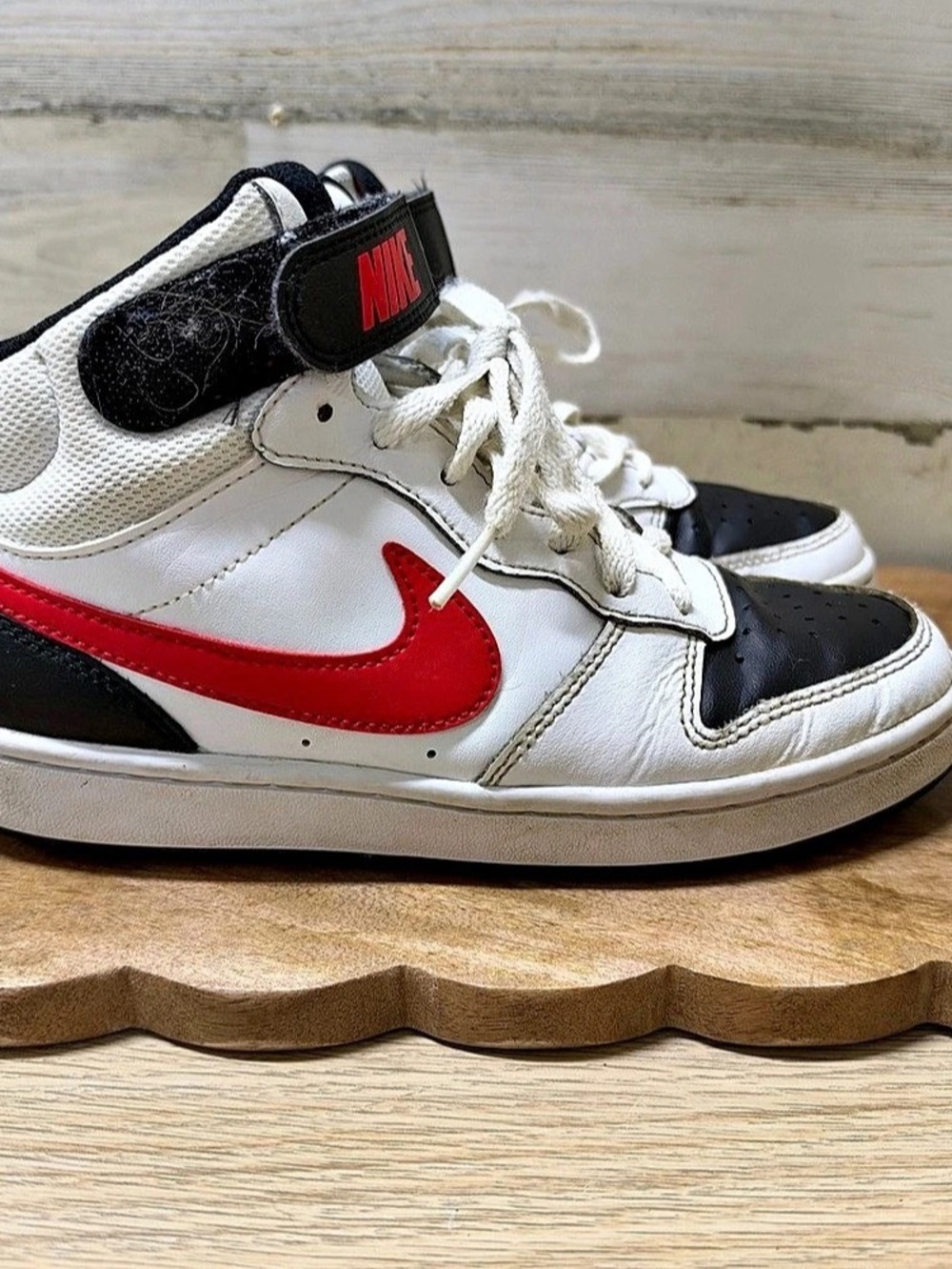Nike Son of Force Mid GS Sneakers White & Black